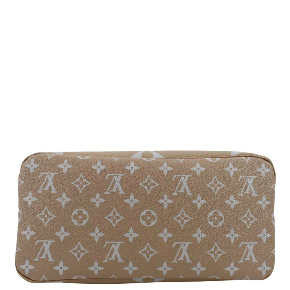 LOUIS VUITTON Neverfull MM By The Pool Monogram Giant Tote Bag Brume - Picture 8 of 13
